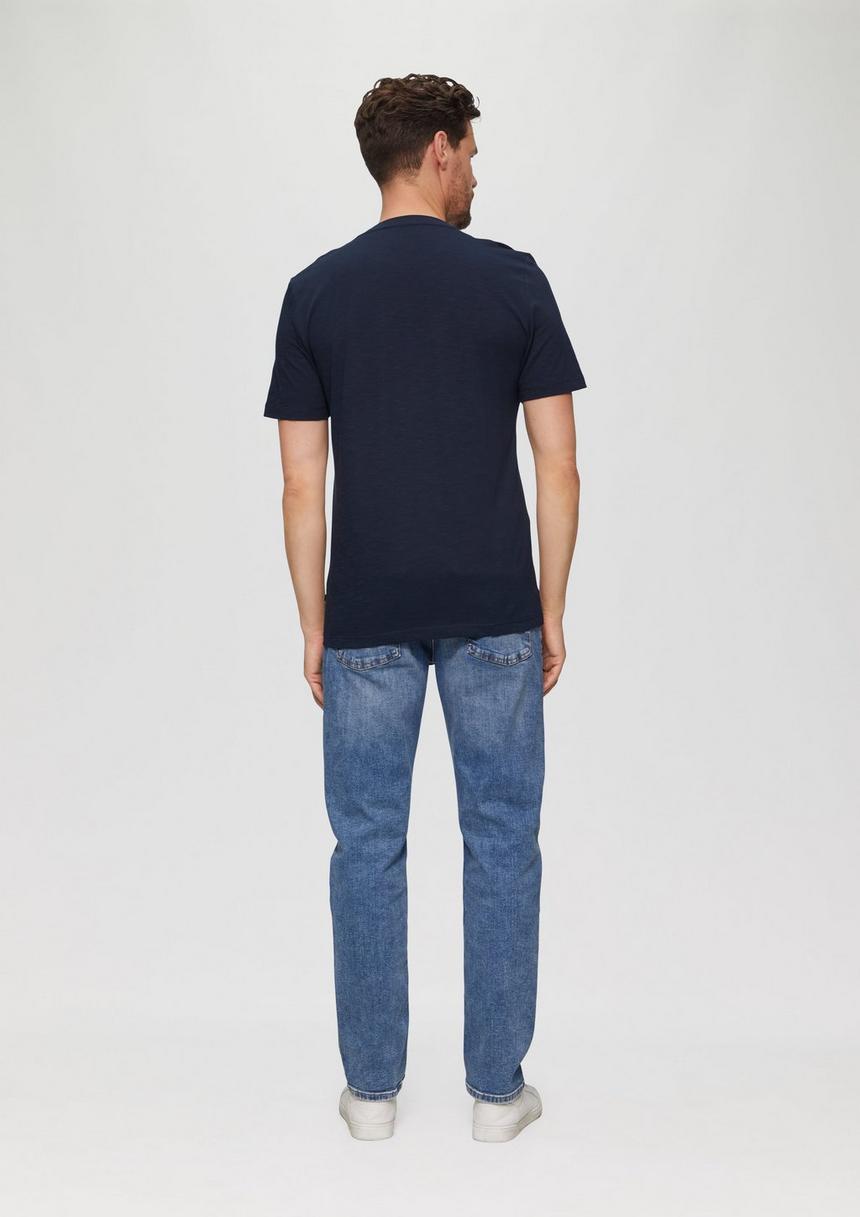 S.Oliver T-Shirt Mit Peanuts®-Motiv Und Flammgarnstruktur