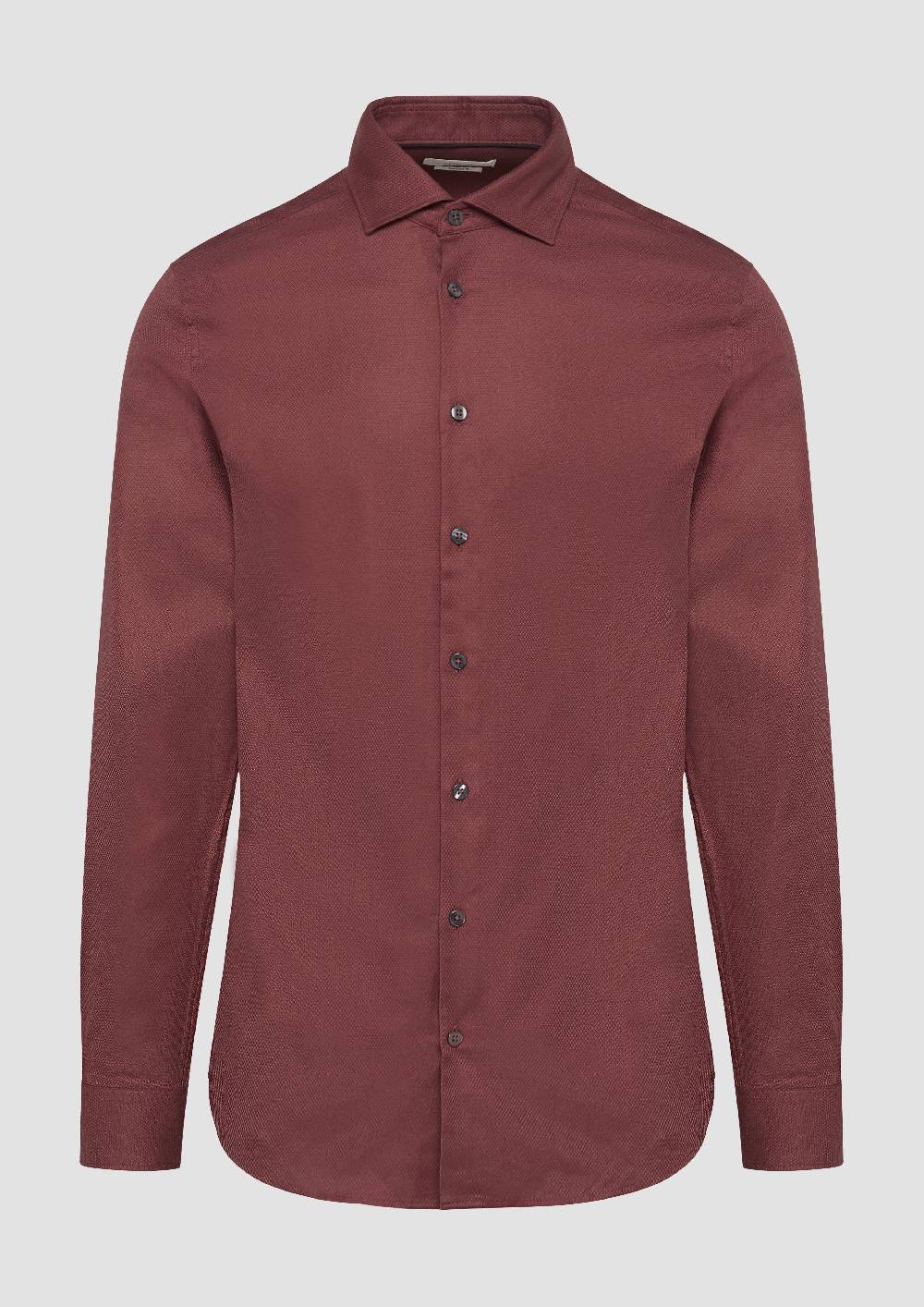 S.Oliver Tailored Fit: Fein Strukturiertes Hemd Aus Comfort Stretch