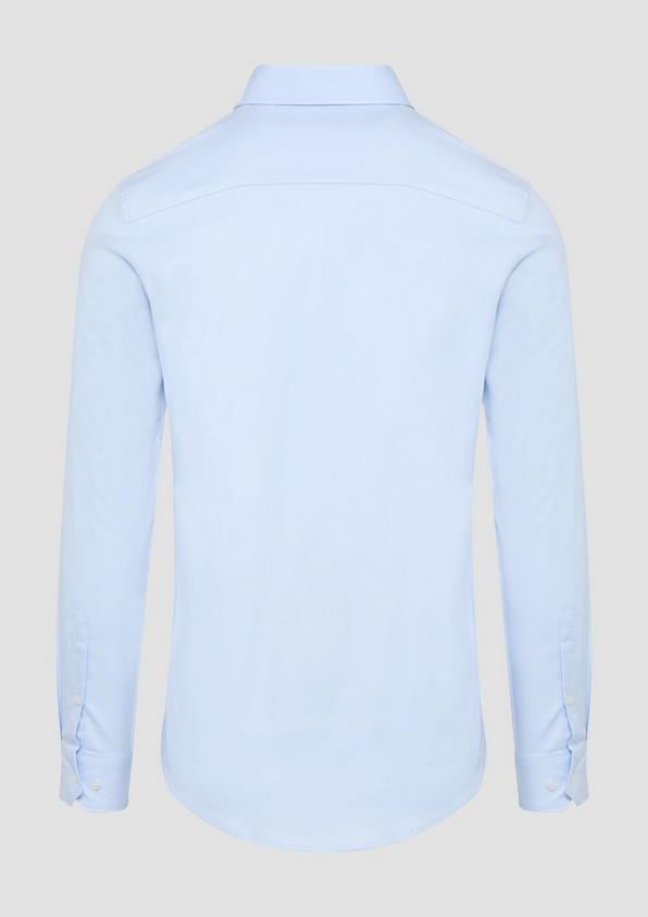 S.Oliver Tailored Fit: Fein strukturiertes Hemd aus Comfort Stretch