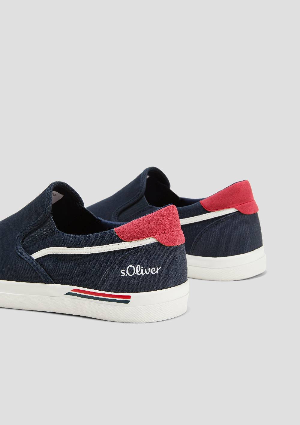 S.Oliver Textil-Slipper Mit Gummisohle Und Logo-Detail