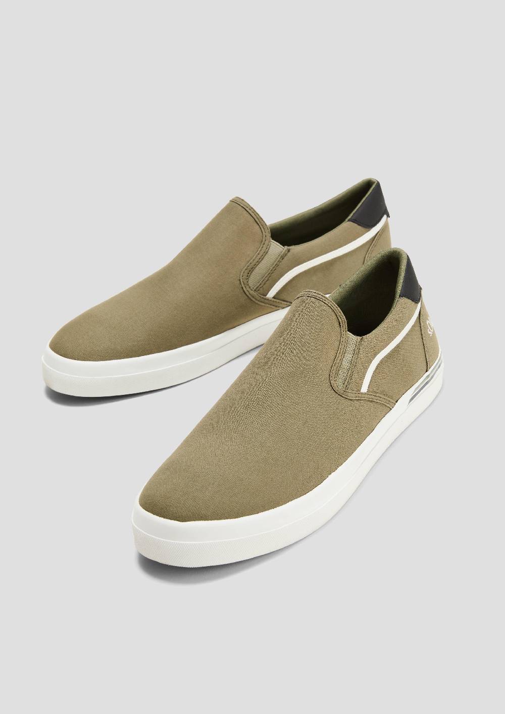 S.Oliver Textil-Slipper Mit Gummisohle Und Logo-Detail