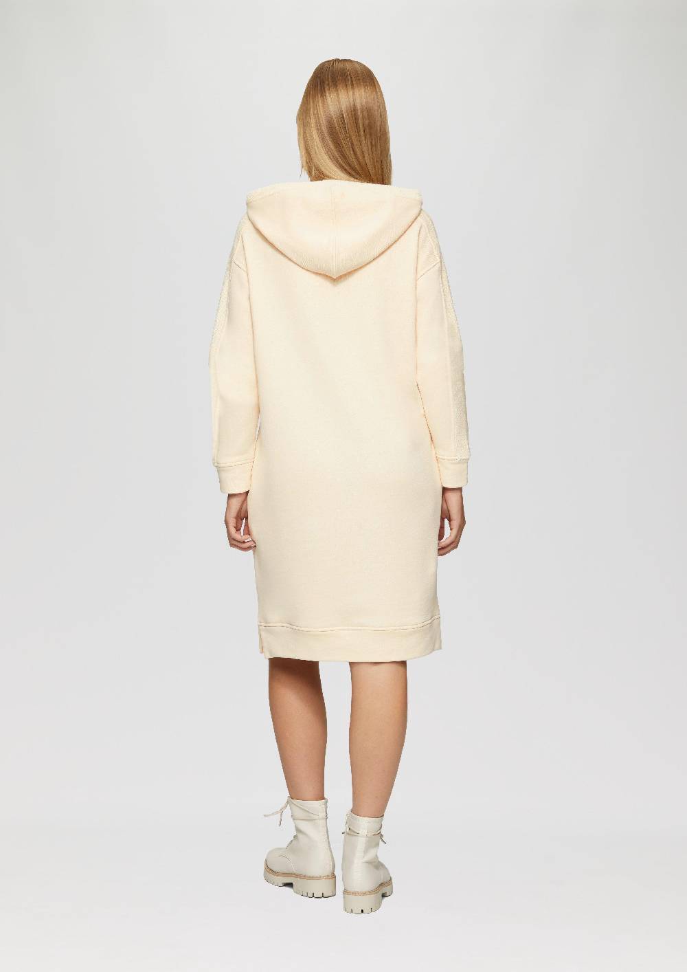 S.Oliver Undyed Sweatkleid Mit Eingrifftaschen Im Fabricmix