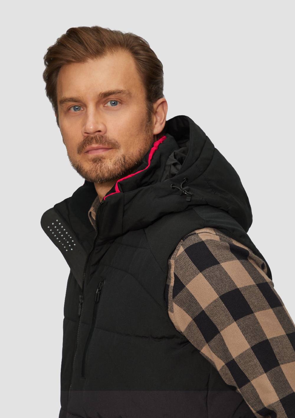 S.Oliver Wärmende Steppweste Mit Abnehmbarer Kapuze