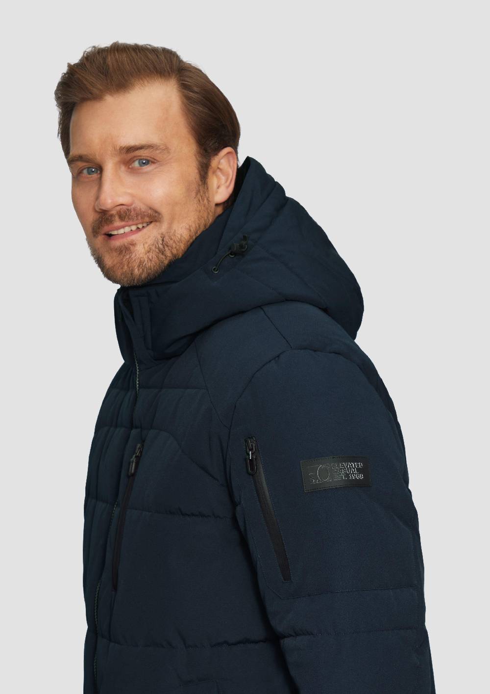 S.Oliver Wasserabweisende Steppjacke Mit Abnehmbarer Kapuze