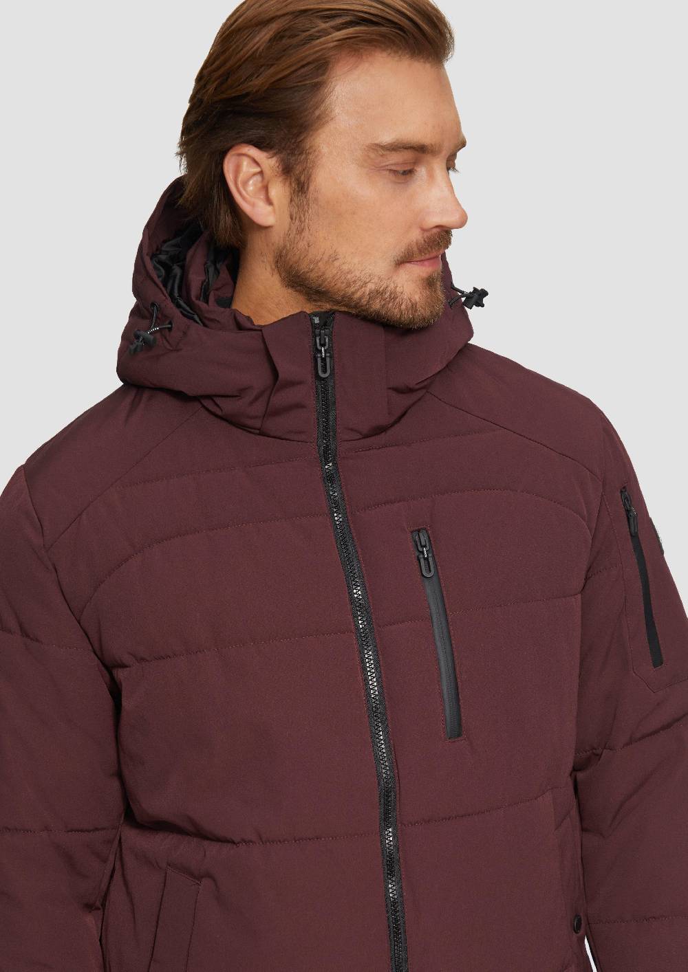 S.Oliver Wasserabweisende Steppjacke Mit Abnehmbarer Kapuze