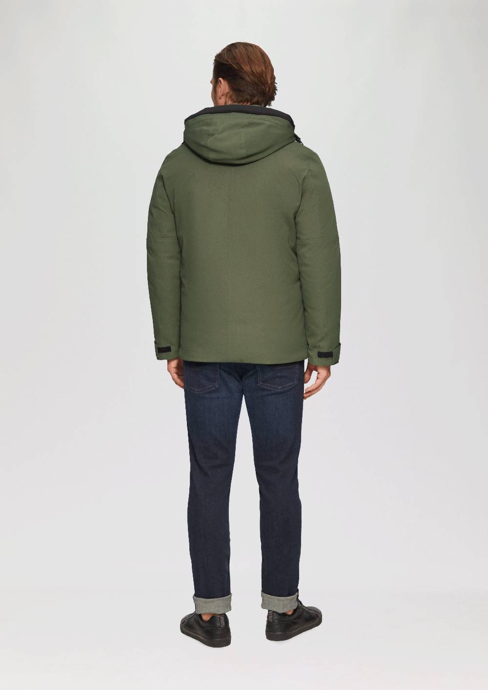 S.Oliver Wasserabweisende Twill-Jacke Mit Kapuze Und Zip-Details