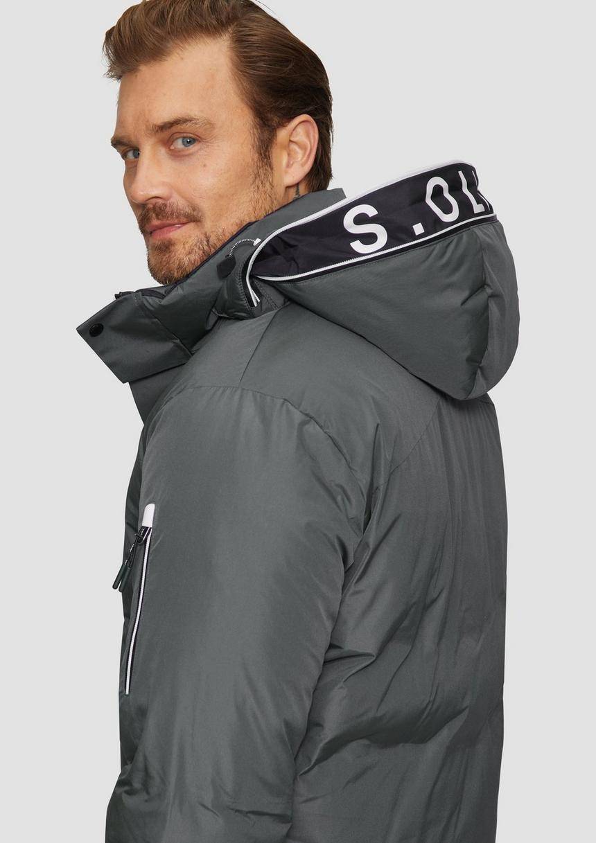 S.Oliver Wasserabweisender Wattierter Blouson Mit Kontrast-Details