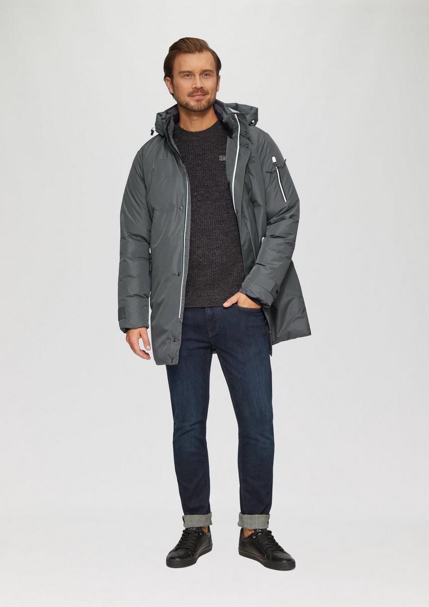 S.Oliver Wasserabweisender Wattierter Parka Mit Kontrast-Details