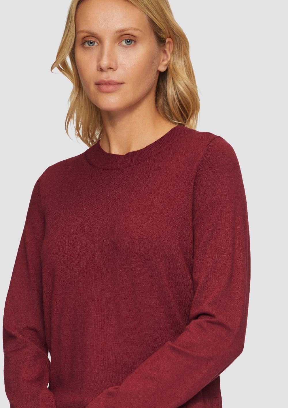 S.Oliver Weicher Pullover Mit Rundhalsausschnitt Aus Viskosemix