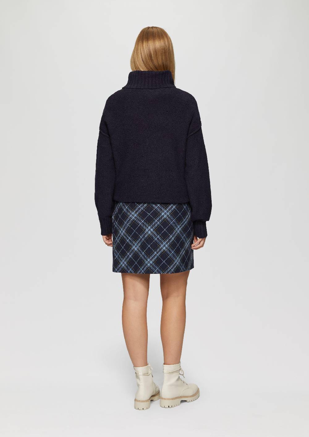 S.Oliver Weicher Rollkragenpullover Aus Baumwoll-Bouclé