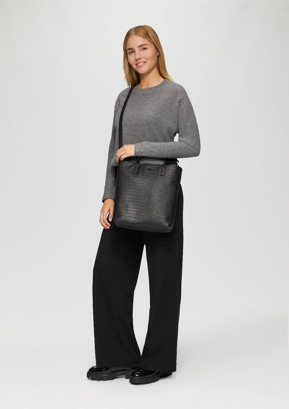 S.Oliver Weiches Sweatshirt Mit Gebrushter Oberfläche