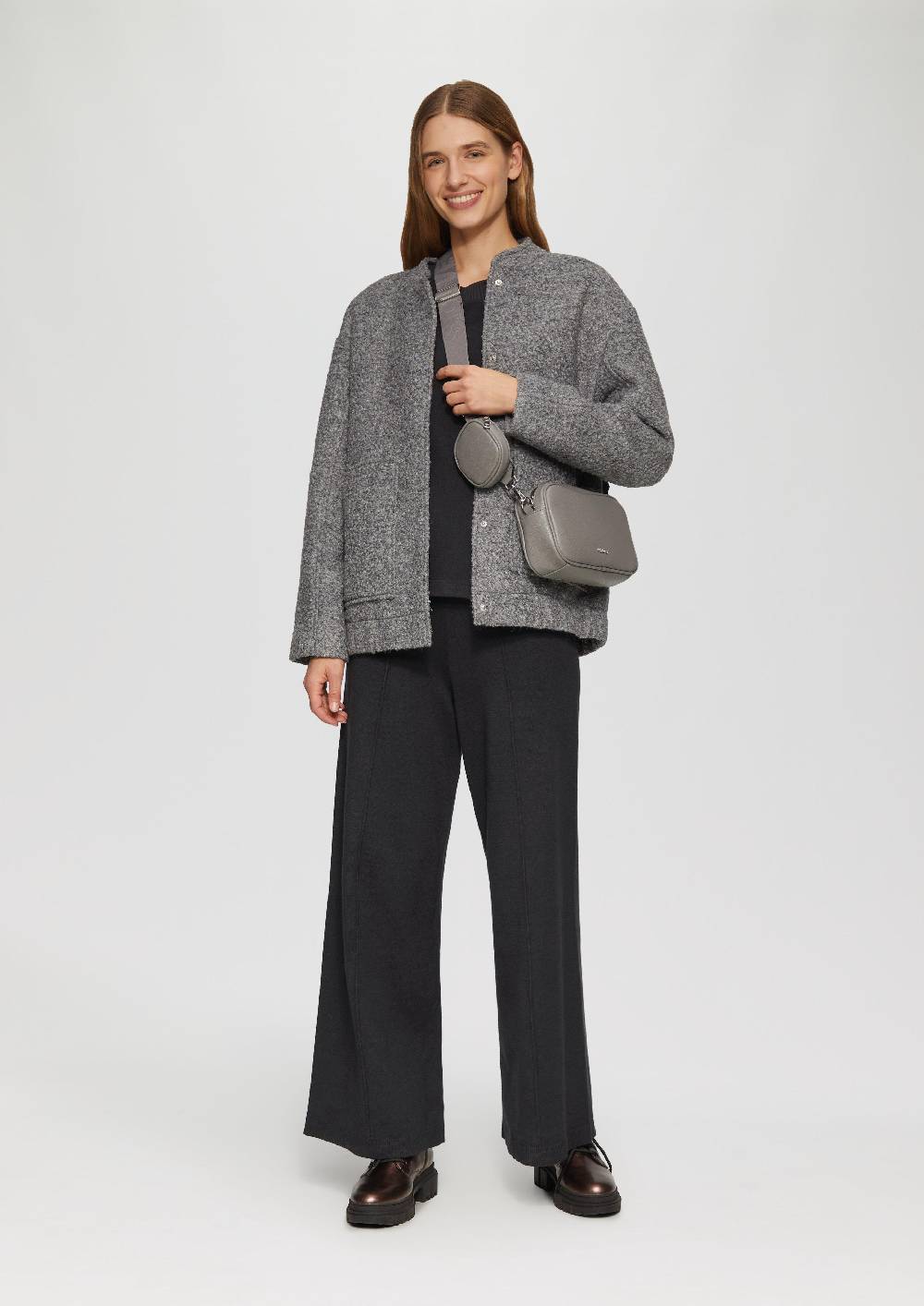 S.Oliver Weiches Sweatshirt Mit Gebrushter Oberfläche