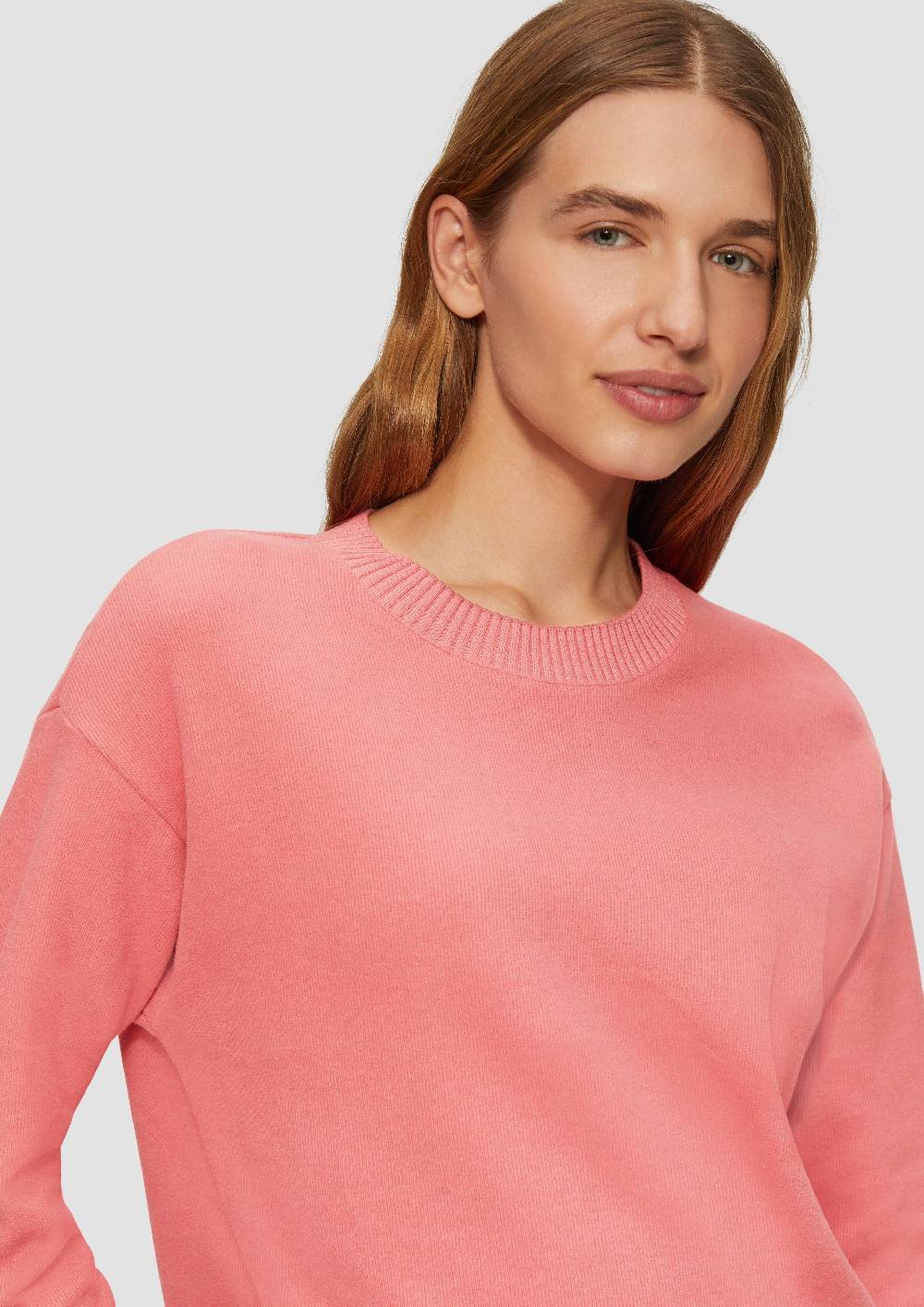 S.Oliver Weiches Sweatshirt Mit Gebrushter Oberfläche