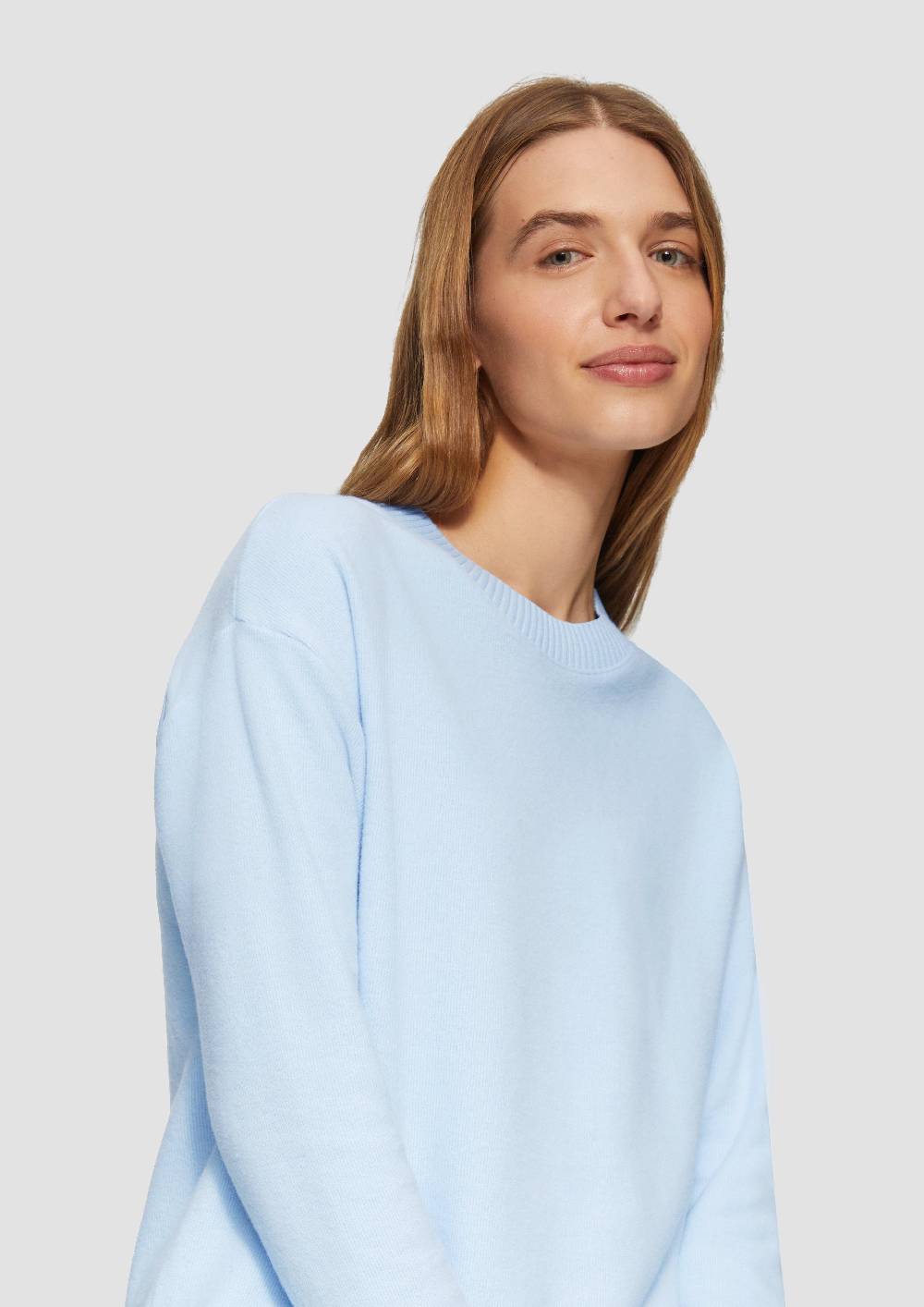 S.Oliver Weiches Sweatshirt Mit Gebrushter Oberfläche