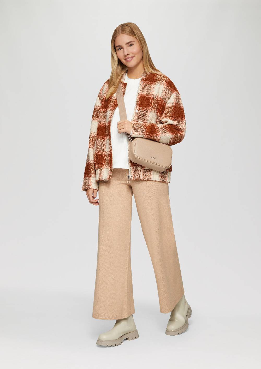 S.Oliver Weiches Sweatshirt Mit Gebrushter Oberfläche