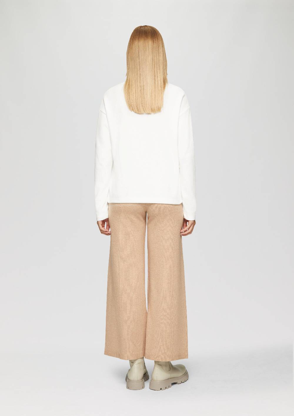 S.Oliver Weiches Sweatshirt Mit Gebrushter Oberfläche