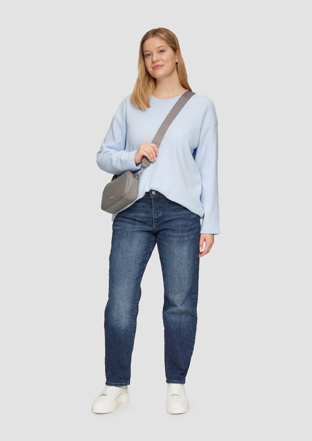 S.Oliver Weiches Sweatshirt Mit überschnittenen Schultern