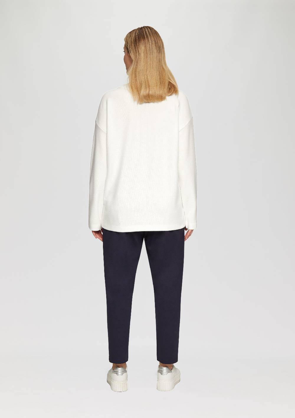 S.Oliver Weiches Sweatshirt Mit überschnittenen Schultern