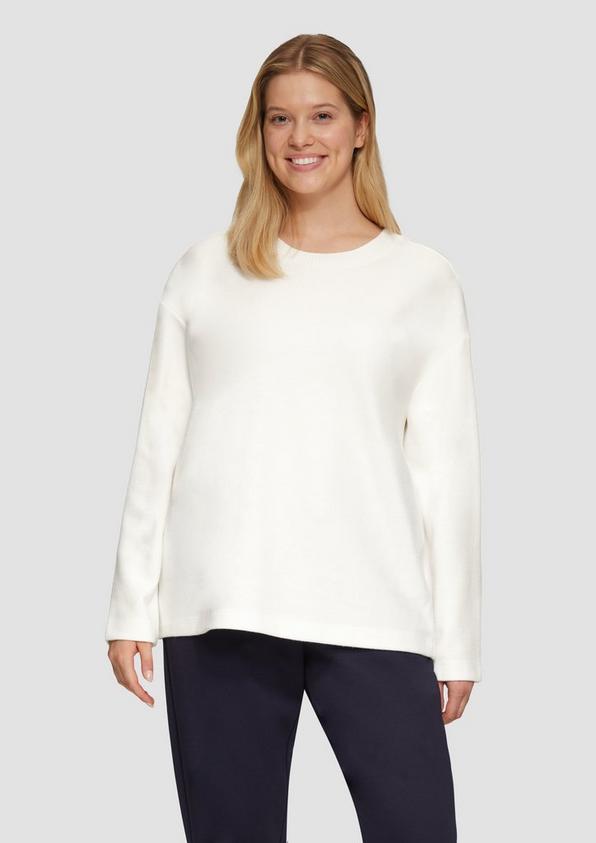 S.Oliver Weiches Sweatshirt mit überschnittenen Schultern