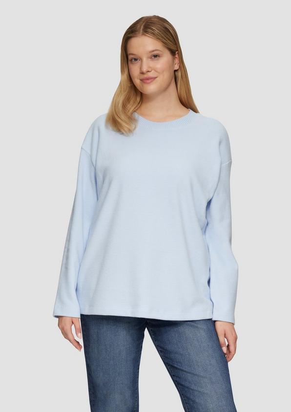 S.Oliver Weiches Sweatshirt mit überschnittenen Schultern