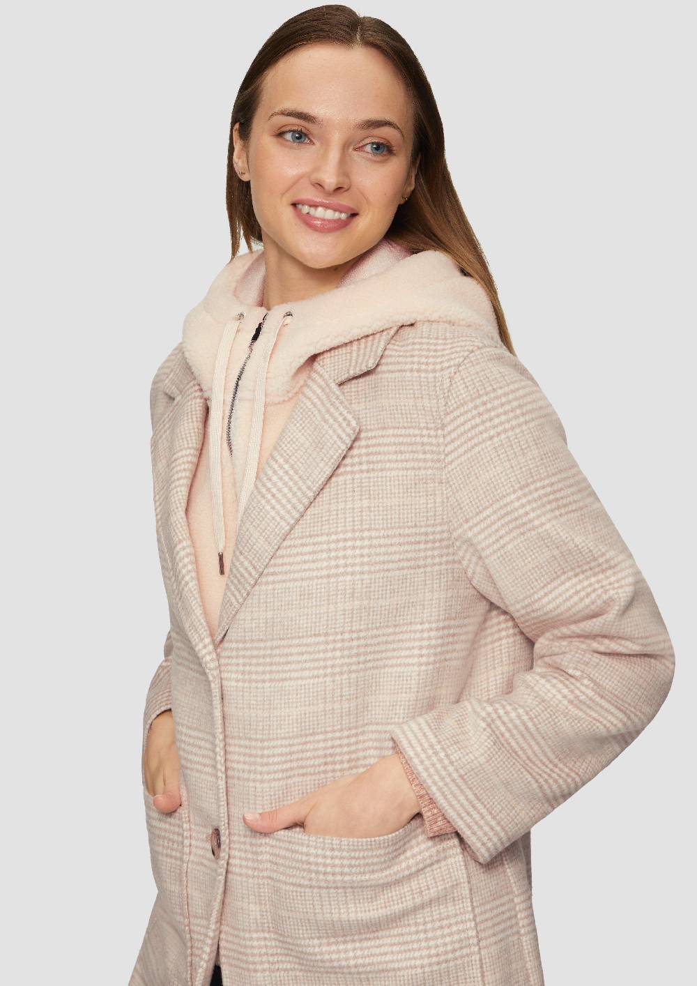 S.Oliver Wollmantel Mit Herausnehmbarem Teddy-Einsatz