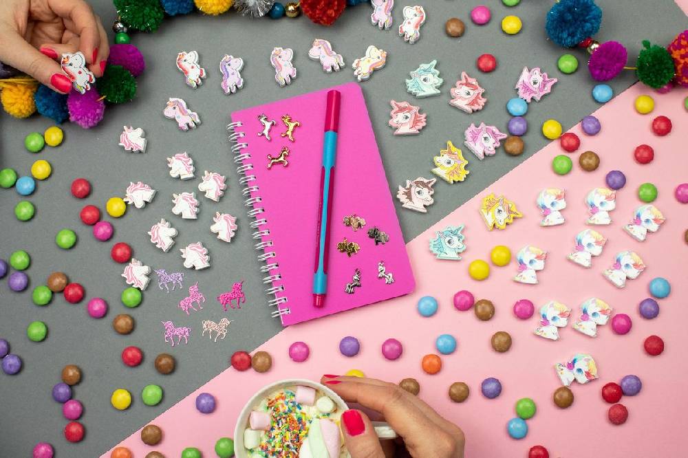 Sadingo Anhänger Einhorn Aus Metall, 17 X 16 Mm 1 Stück