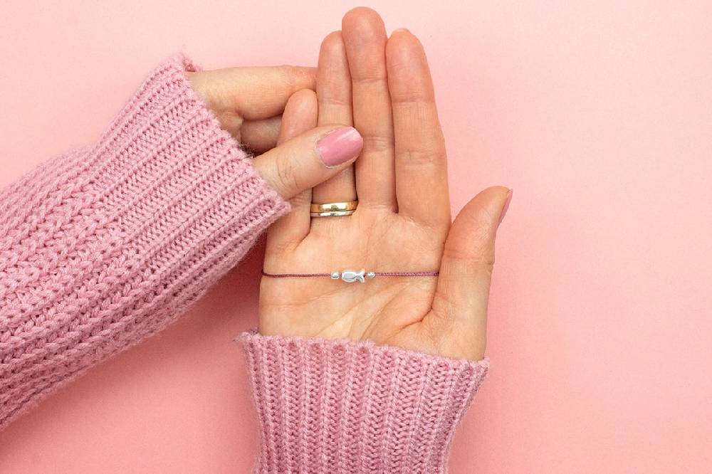 Sadingo Armband Weinrot Für Mädchen (größenverstellbar) Ichthys Fisch