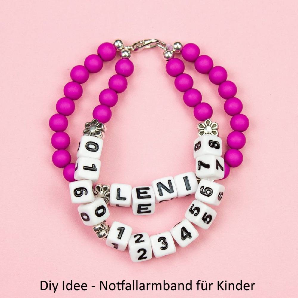 Sadingo Buchstabenperlen | 90 Stk. 6x6mm, Eckige Perlen