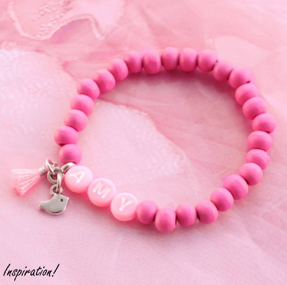 Sadingo Buchstabenperlen Rund Acryl 700 Stück - Ø 7 Mm