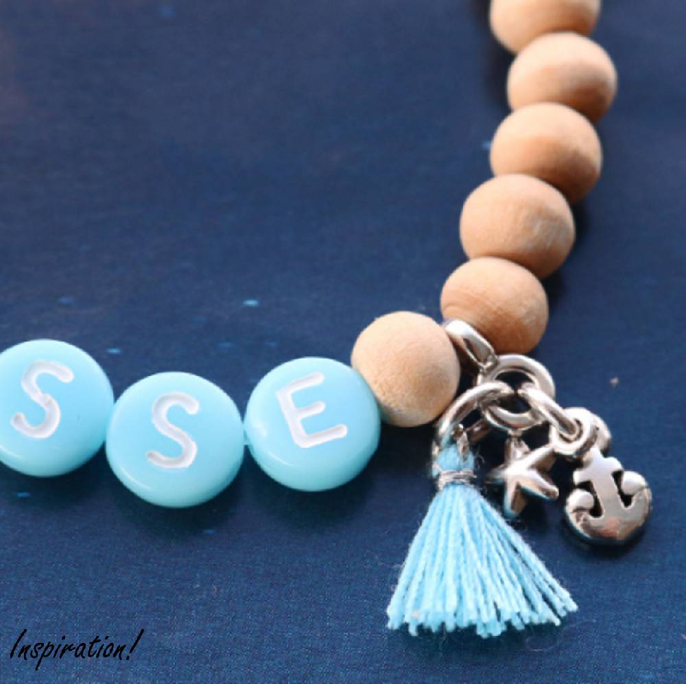 Sadingo Buchstabenperlen Rund Acryl 700 Stück - Ø 7 Mm