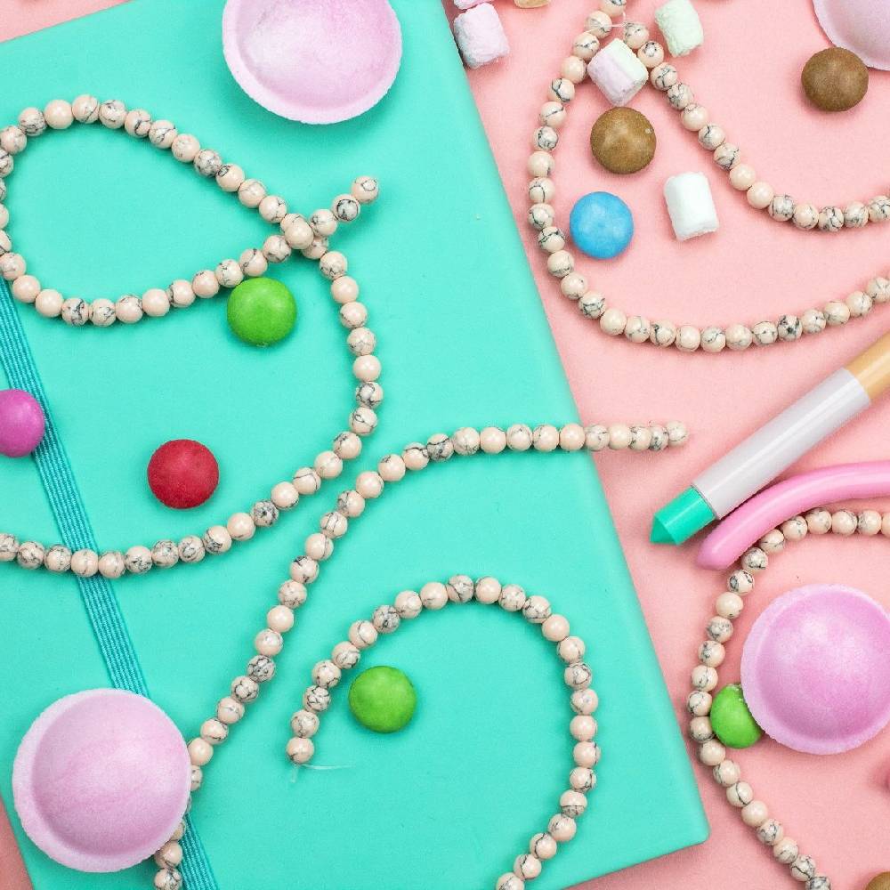 Sadingo Edelsteinperlen, Natursteinperlen Jade Hellrosa, 6 Mm