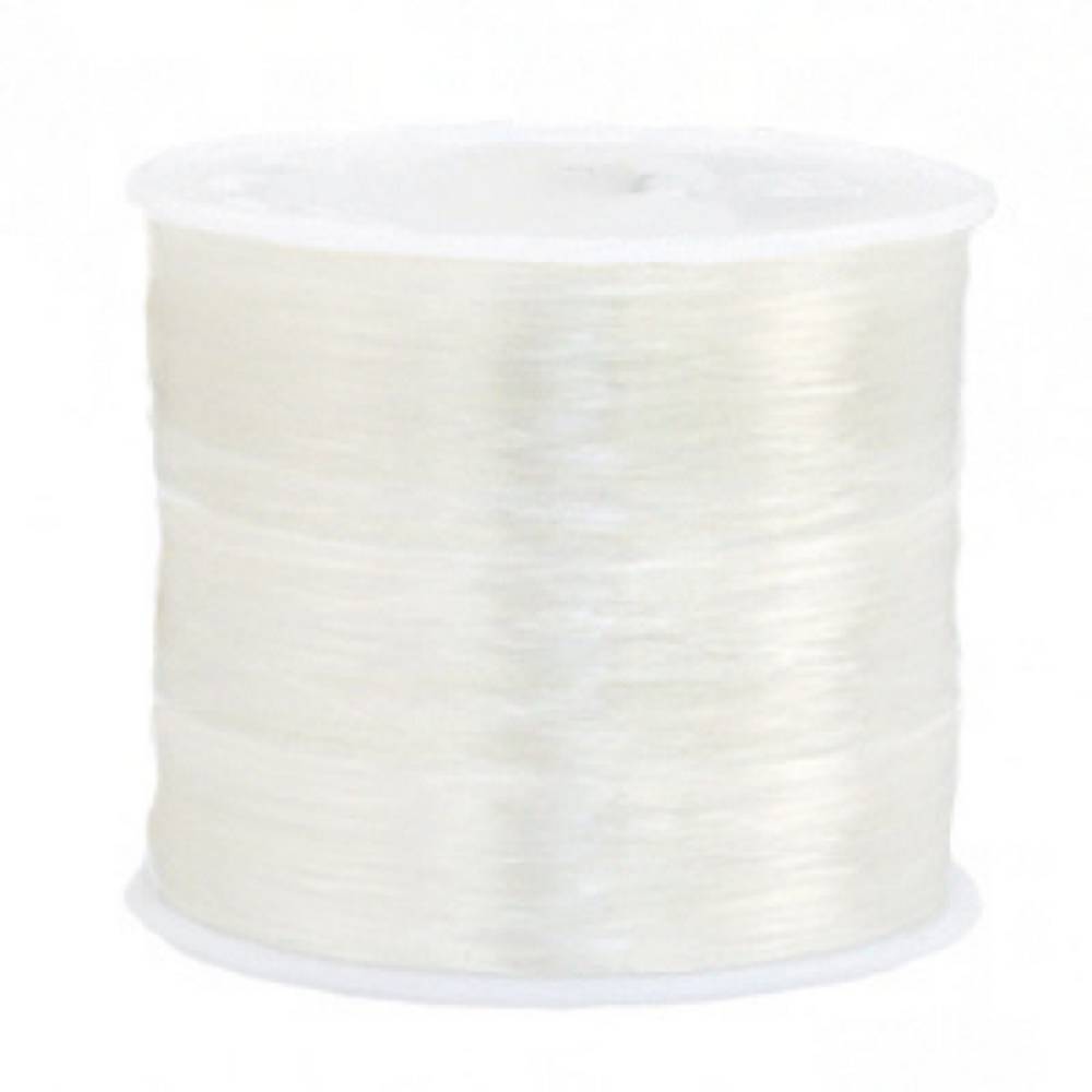 Sadingo Elastikband transparent auf Rolle, 100 Meter