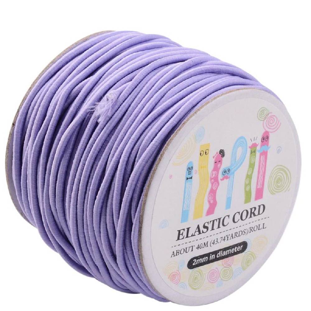 Sadingo Elastische Schnur 35 Meter auf Rolle, 2 mm Stärke