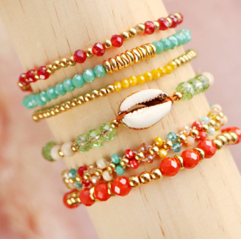 Sadingo Glasperlen Facettiert Lila Glänzend 6mm 80 Stück