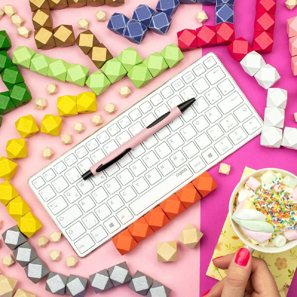 Sadingo Holzperlen Eckig Natur, Geometrische Bastelperlen, 20 Stück