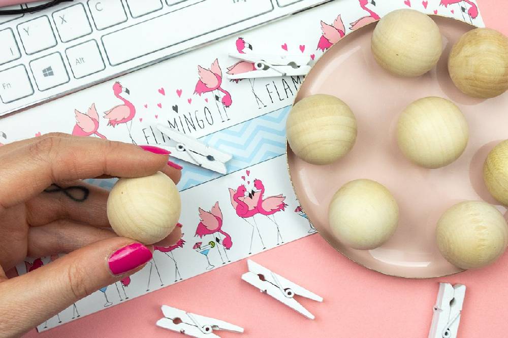 Sadingo Holzperlen Ohne Bohrung | Durchmesser Nach Wahl