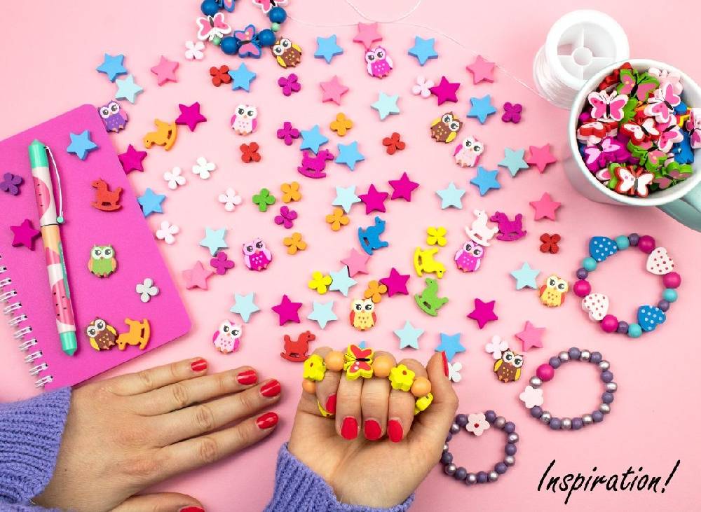 Sadingo Holzperlen Sterne 20 X 19 Mm In Diversen Farben