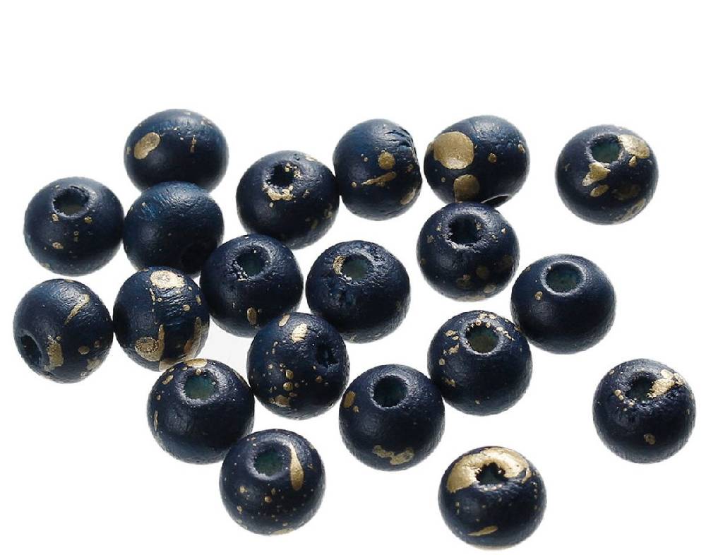 Sadingo Holzperlen zum auffädeln 500 Stück 8mm, Bastelbedarf