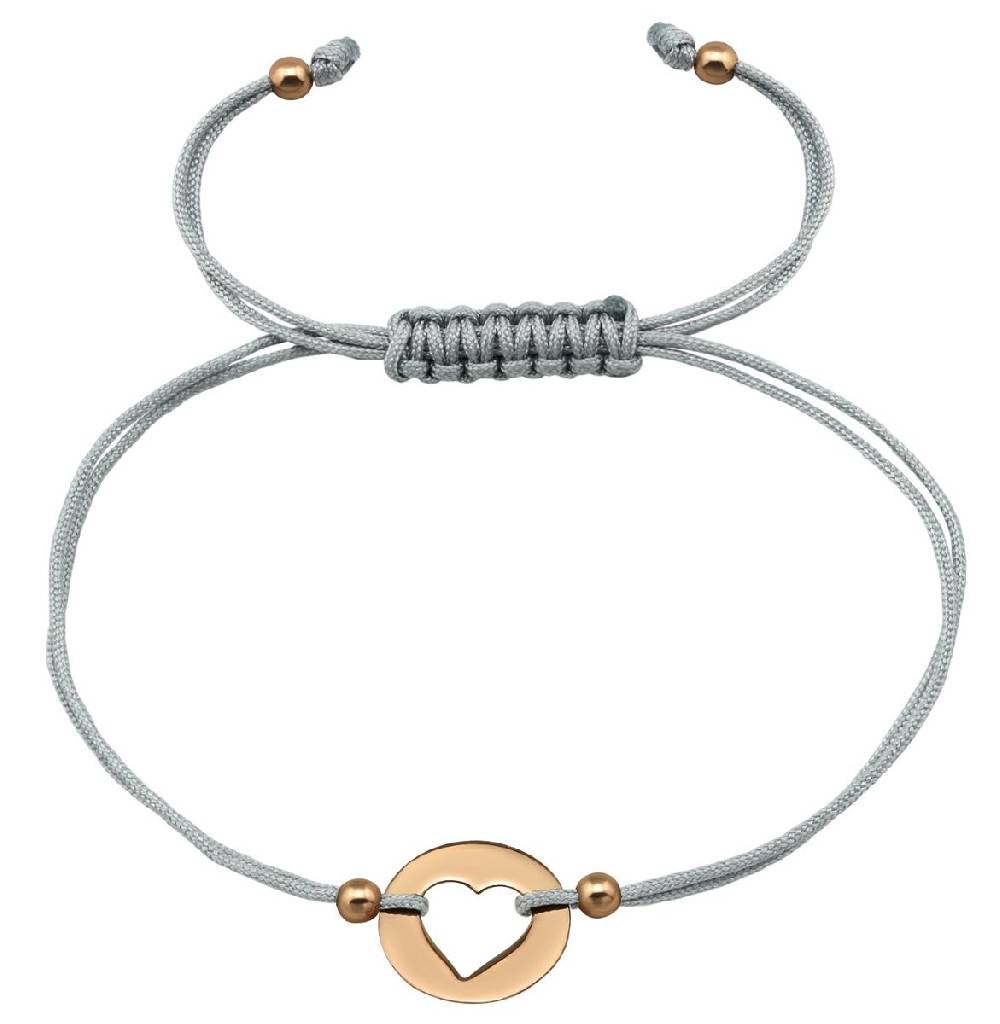 Sadingo Milosa Herz Armband Sterling Silber Rosevergoldet