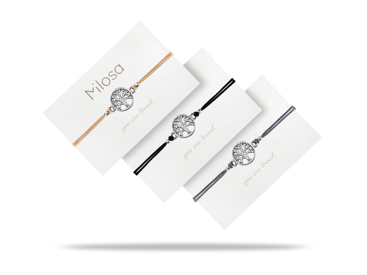 Sadingo Milosa Lebensbaum Armband Damen (verstellbar)