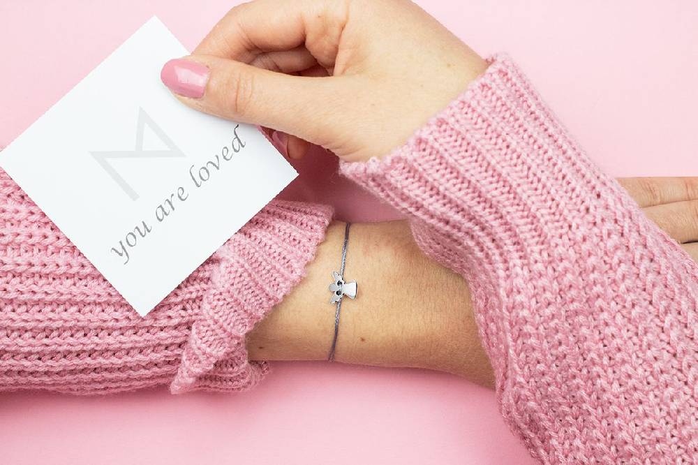 Sadingo Milosa Schutzengel Armband Handmade Damen Freundin