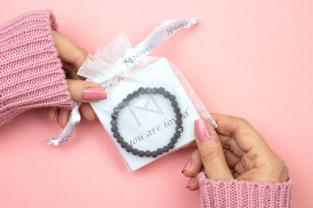 Sadingo Partnerarmband Mit Buchstaben Und Achat Perlen