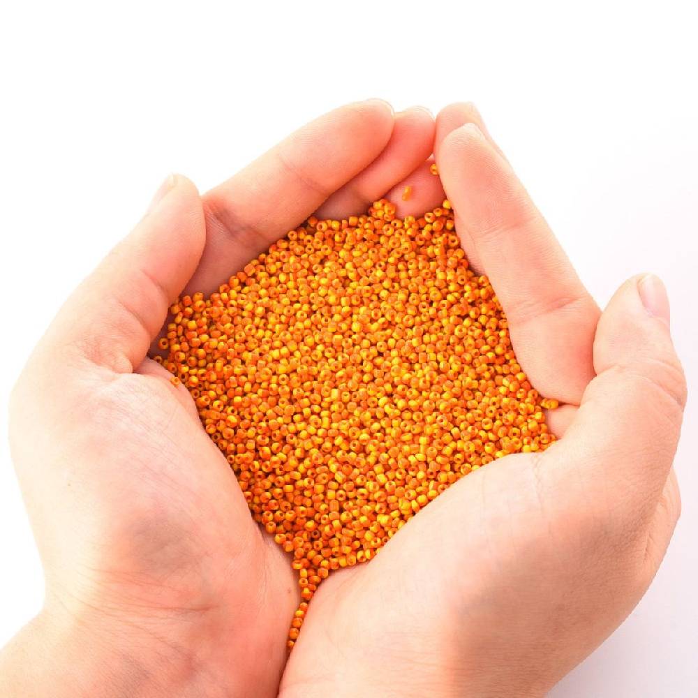 Sadingo Rocaillesperlen | 5 Farben Je 16 Gramm, 1-1,5 Mm