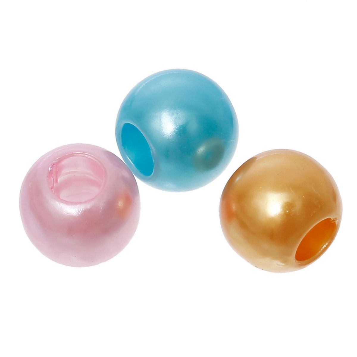 Sadingo Acrylperlen Bunt | 100 Stück, 12mm