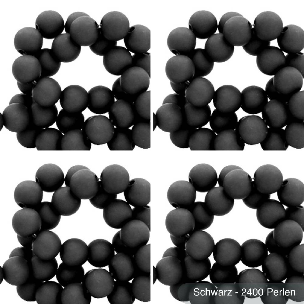 Sadingo Acrylperlen Matt | 600-2400 Stück, 6mm