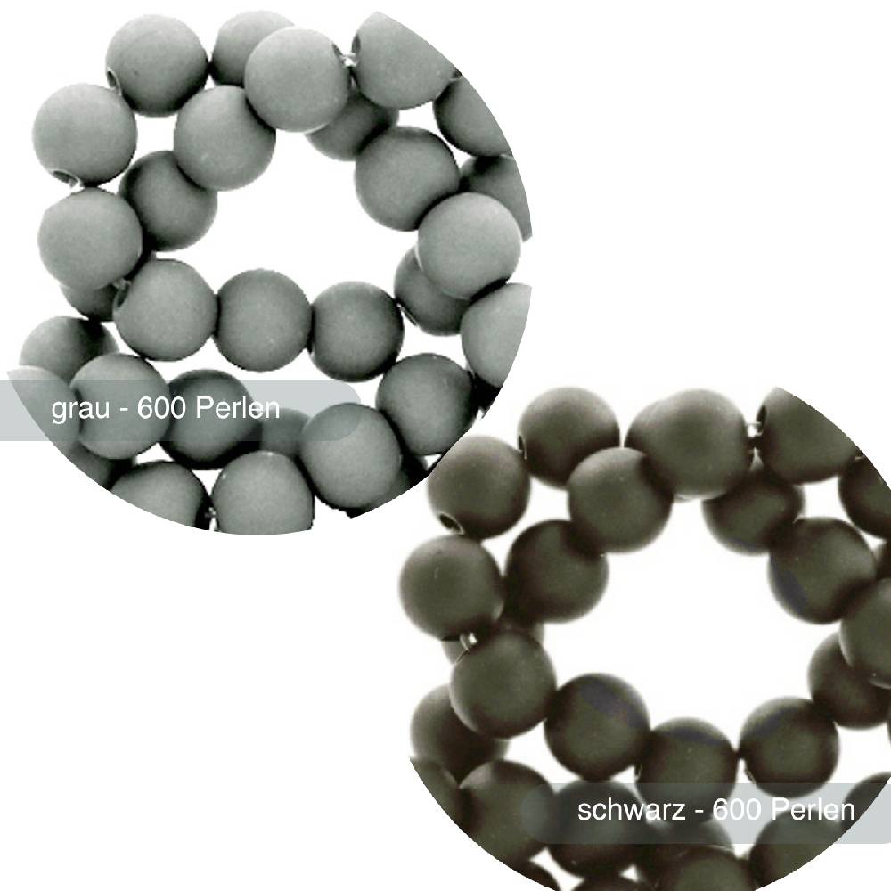 Sadingo Acrylperlen Matt | 600 Stück, 6mm