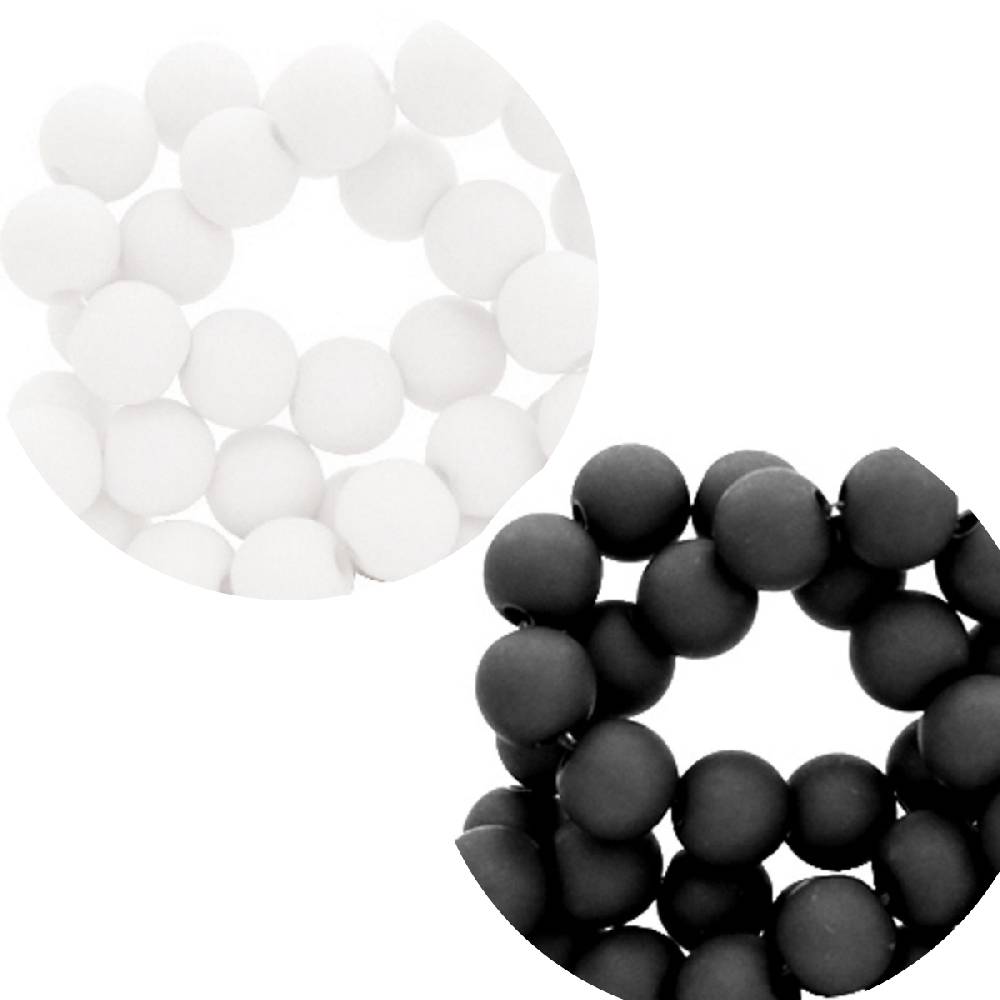 Sadingo Acrylperlen matt | 600 Stück, 6mm