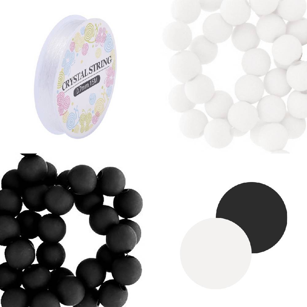 Sadingo Acrylperlen matt | 600 Stück, 6mm