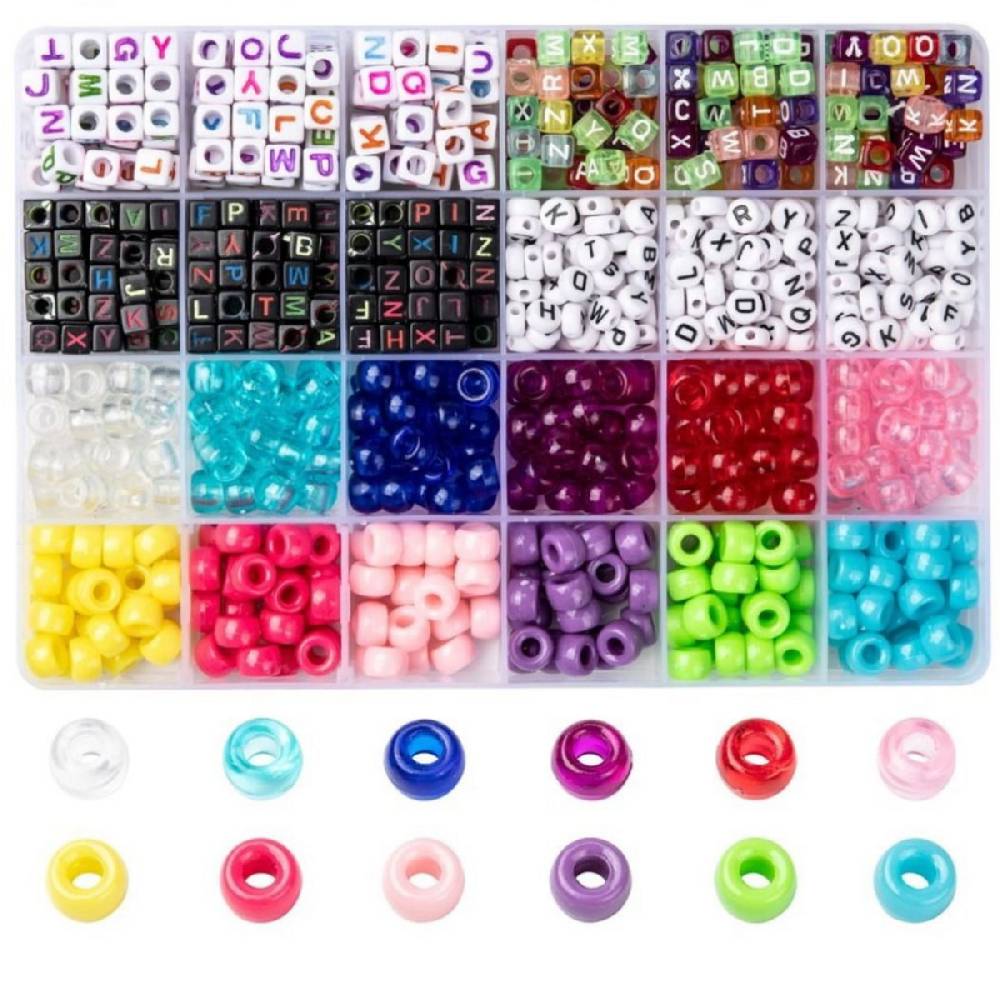 Sadingo Acrylperlen Set mit Aufbewahrungsbox