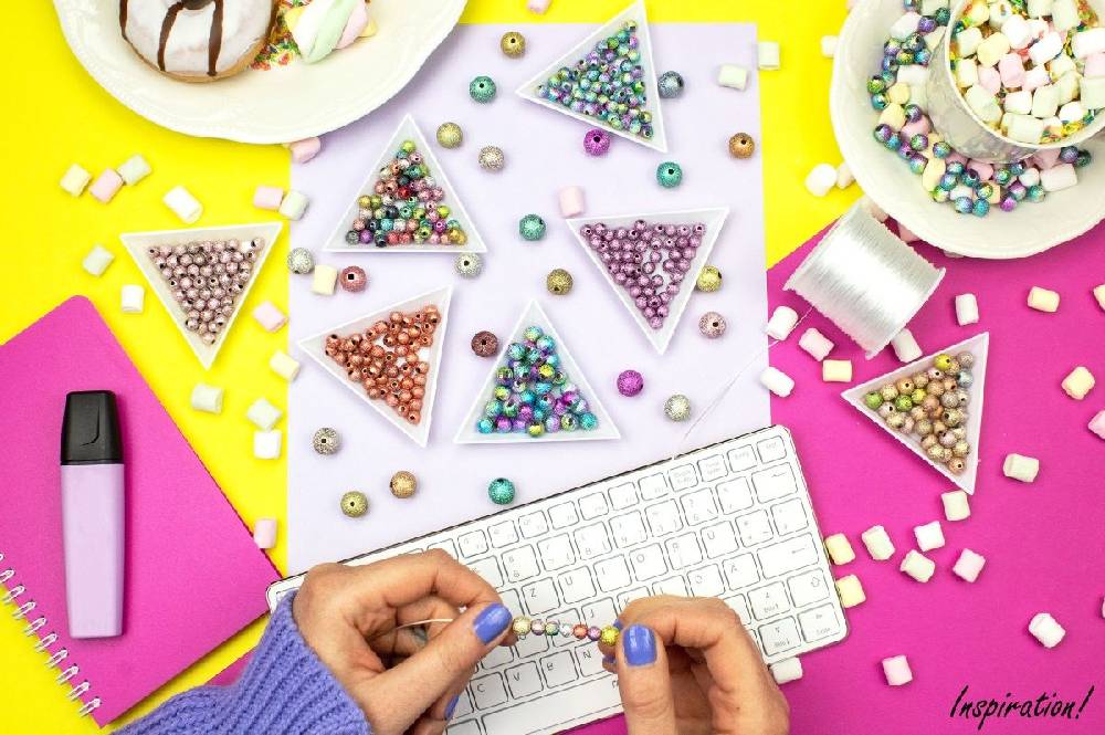 Sadingo Acrylperlen Stardust | 50 Stk., 8 Mm